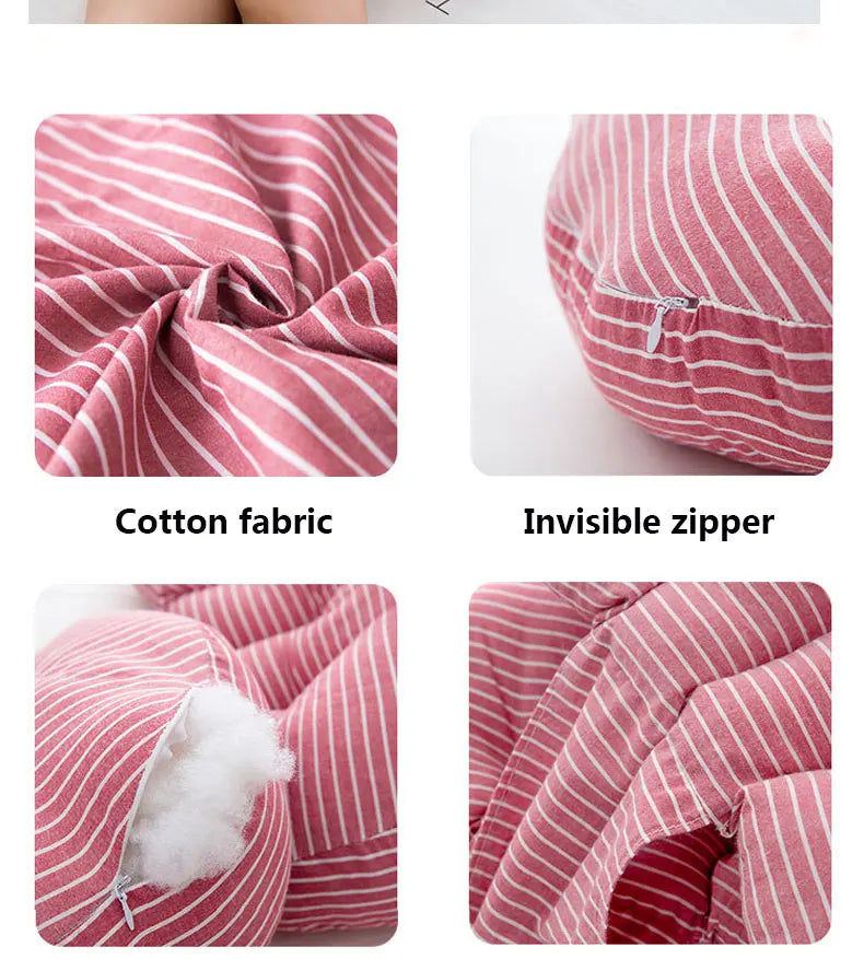 Multi-function U Shape Pregnant Women Sleeping Support Pillow Bamboo Fiber Cotton Side Sleepers Pregnancy Body Pillows For Mater