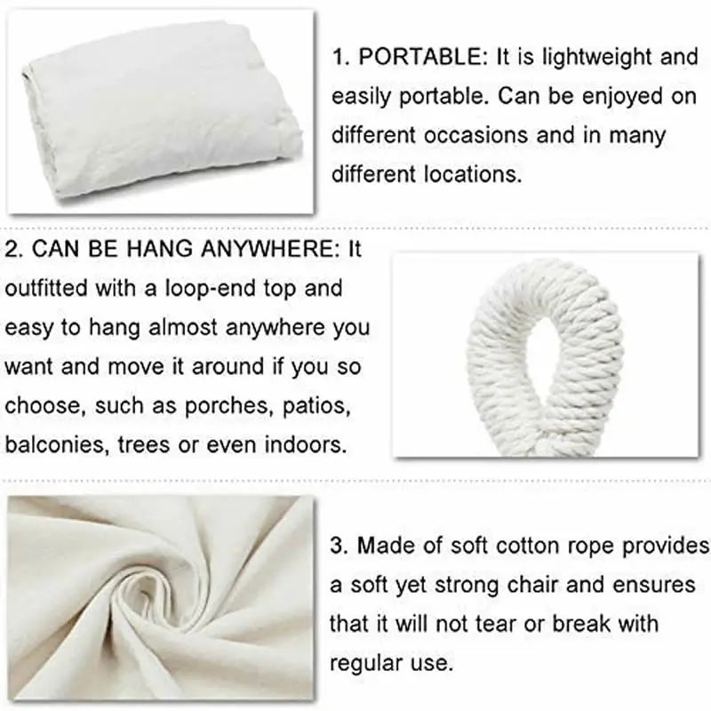 Large 2 Person Hammock Boho Style Brazilian Macrame Fringed Deluxe Double Hammock Net Swing Chair Indoor Hanging Swing delivery