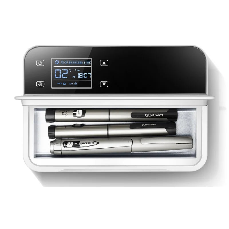 Mini Portable Insulin Refrigerator Mini-Fridge Cooler For Insulin Serum Interferon Capsules Battery 10200mAh Capacity 260 ML