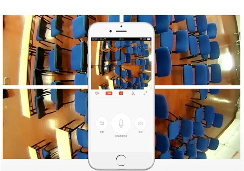 180 Degree Panoramic Fish Eye 2MP WIFI IP Camera Multi-purpose Outdoor Night Veresion VR kamera APP Remote Control  P2P IP Web