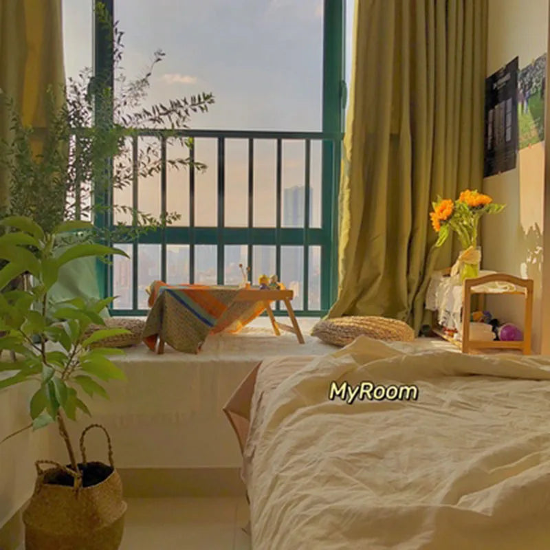 Computer Desk Window Tatami Table Foldable Laptop Stand Breakfast Plate Bed Tray Cozy Bedside Bay Room Desks Bedroom Furniture