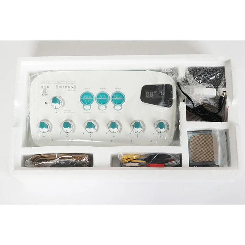 Upgrade SDZ-Ⅱ Acupuncture Stimulator Device Acupoint Electronic Acupuncturist 6 output Acupressure Relax Apparatus  EMS Massager