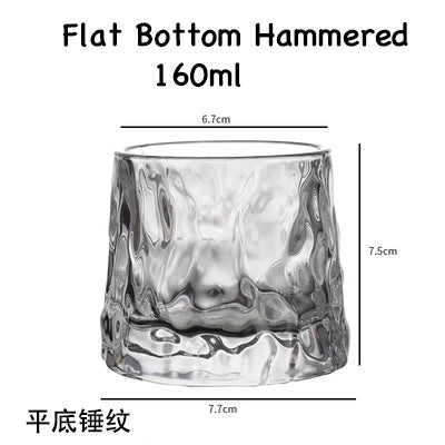 Whiskey Glass, Old Fashioned Rocks Glasses Tumblers, Glassware for Cocktail Scotch, Bourbon, Gin, Voldka, Brandy