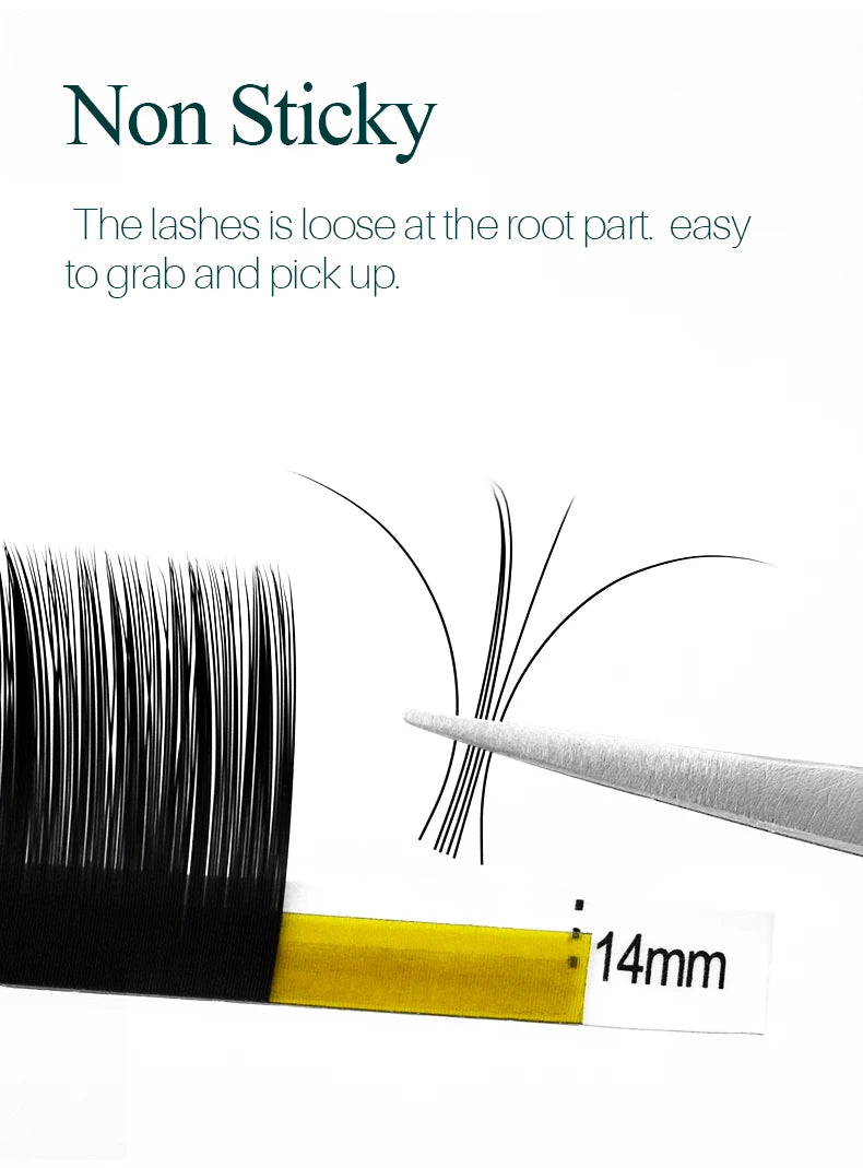 H&L SINCE 1990 20Rows Individual Eyelash Extensions Lashes Maquiagem Cilios for  Soft Natural Faux Mink Eyelashes for