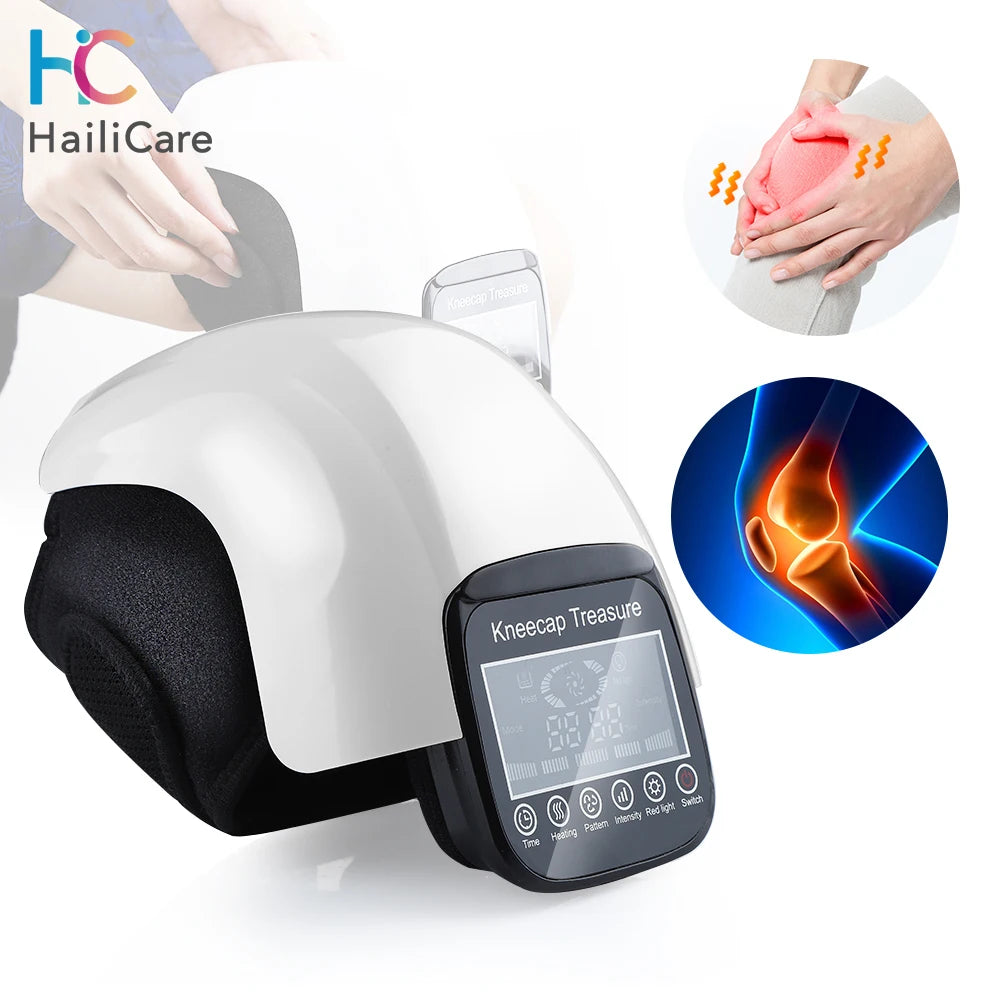 Electric Infrared Hot Comnpress Knee Massage Air Pressure Vibration Physiotherapy Massage Instrument Knee Joint Rehabilitation
