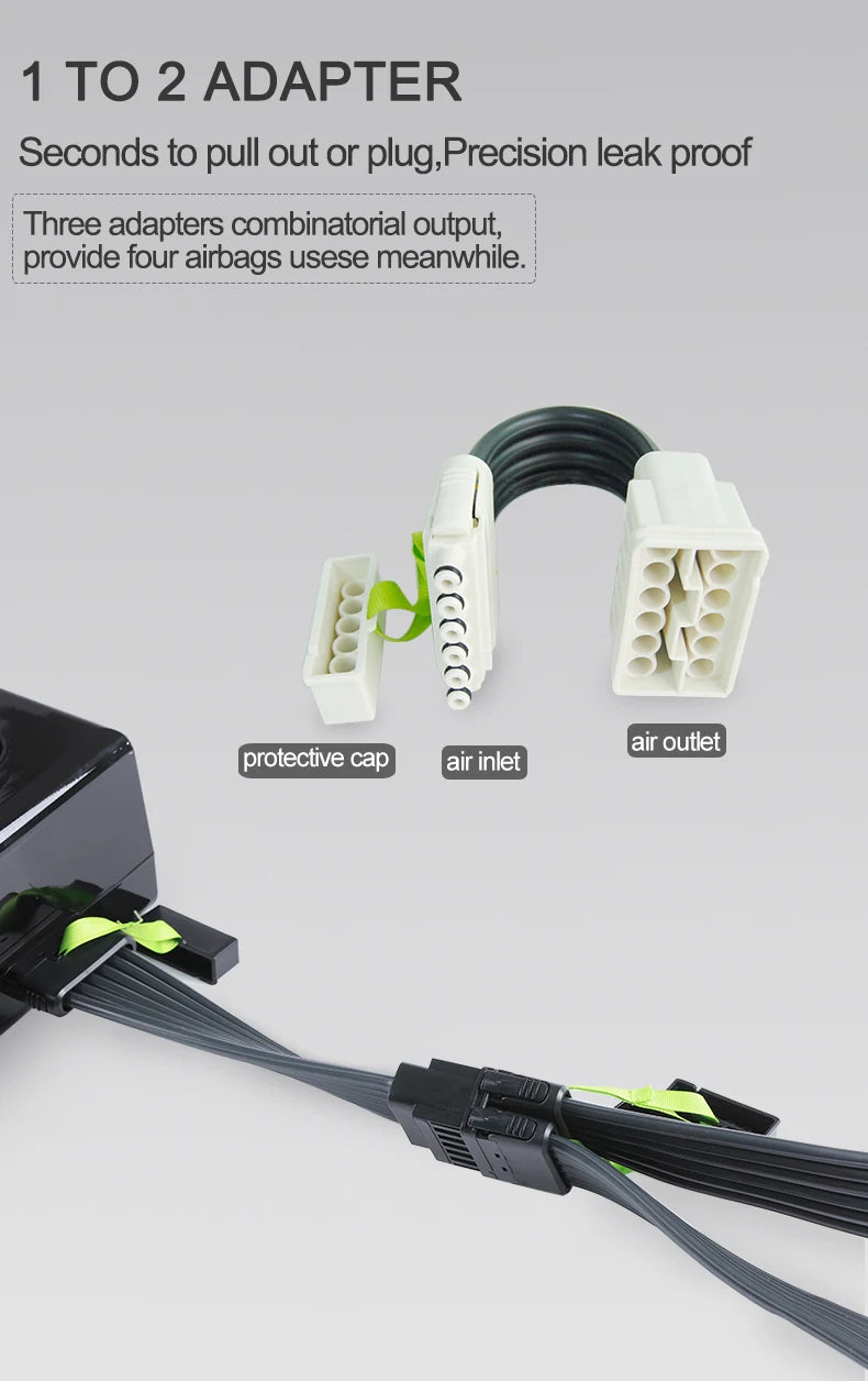 Syeosye 8 Cavity Air Compression Massager Leg Foot Circulation Pressotherapy Air Promote Blood Relaxation Pain Relief