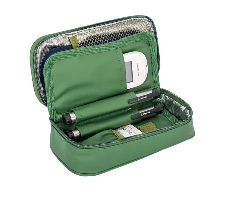 mega Insulin Cooler box Middle-sized bag Portable Insulated Diabetic Insulin Travel Case Nylon Fabric Aluminum Foil ice bag