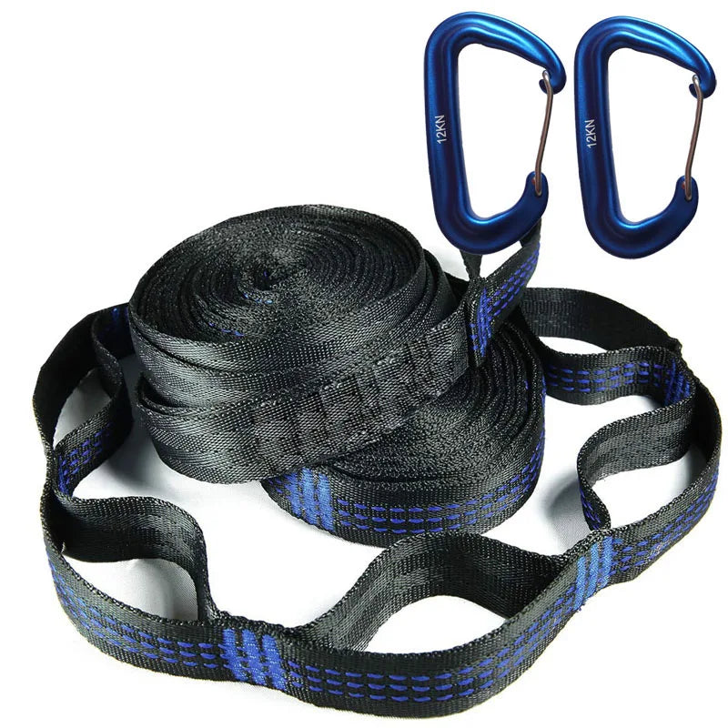 280cm length Super Strong Hammock Strap Hanging Hammock Belt Hamaca Hamak for Camping,Traveling,Portable Hanging Tree Rope