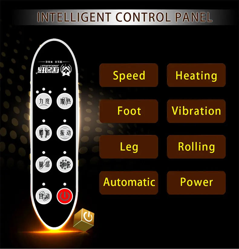 JinKaiRui Electric Vibrating Foot Massager Heating Knee Leg Calf Thigh Massage Device Air Pressure Massage Fatigue Relieve Care