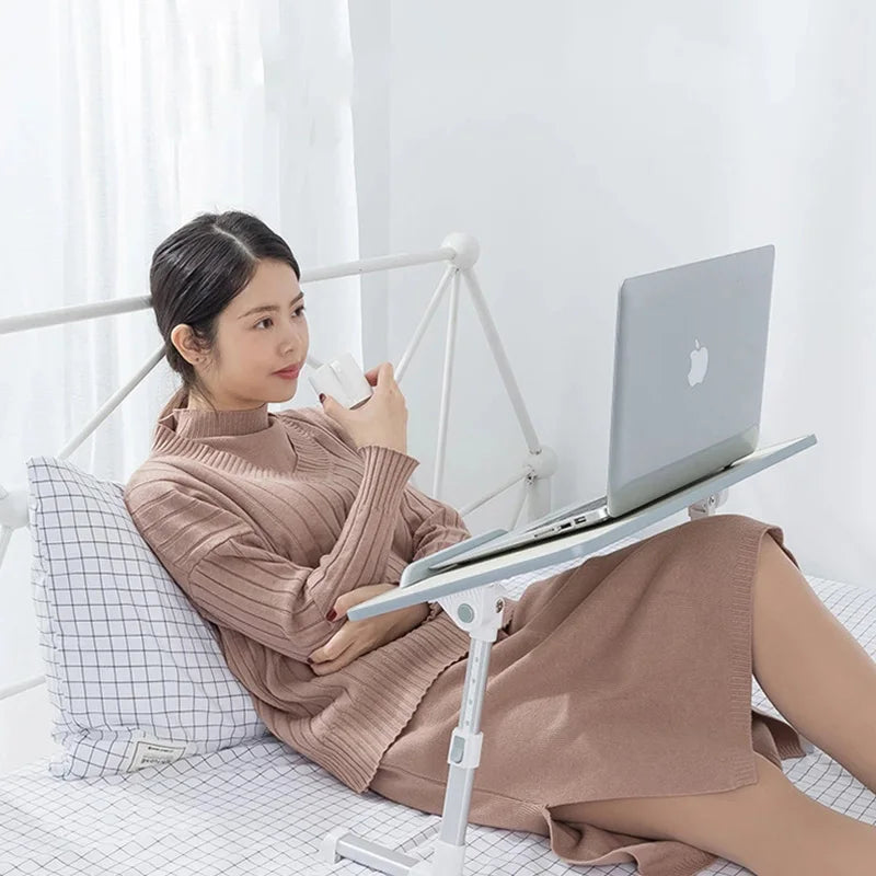 Multi-functional Laptop Desk Portable Adjustable Laptop Stand Study Table Foldable Bed Desk for Bed Sofa Tea Serving Table Stand