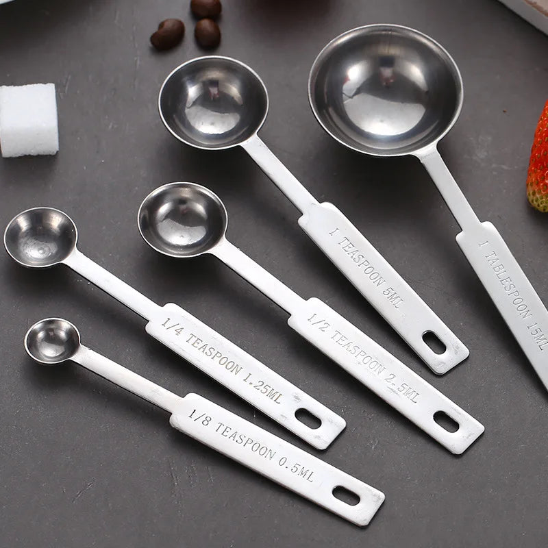 UPORS Measuring Cups Premium Stackable Kitchen Measuring Spoon Set Stainless Steel Measuring Cups and Spoons Set