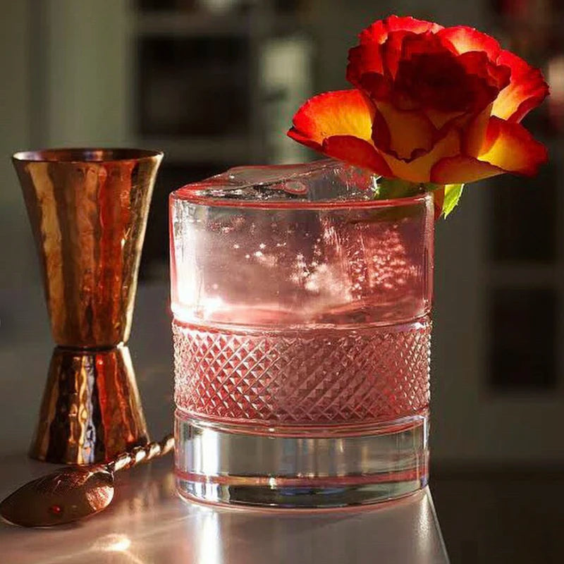 Whiskey Glass, Old Fashioned Rocks Glasses Tumblers, Glassware for Cocktail Scotch, Bourbon, Gin, Voldka, Brandy