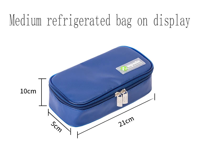 mega Insulin Cooler box Middle-sized bag Portable Insulated Diabetic Insulin Travel Case Nylon Fabric Aluminum Foil ice bag
