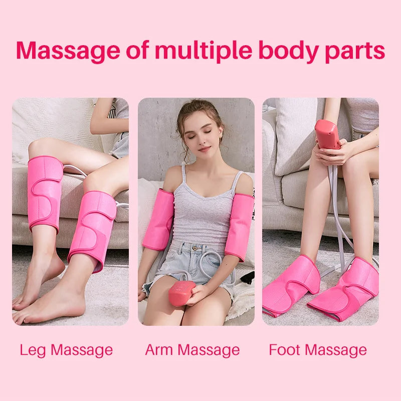 Leg Massager for Circulation, Air Compression Calf Massager with Handheld Controller for Pain Relief Edema,Muscles Relaxation
