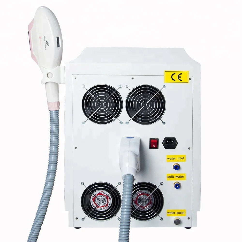 Portable 360 magneto-optical IPL painless hair removal machine