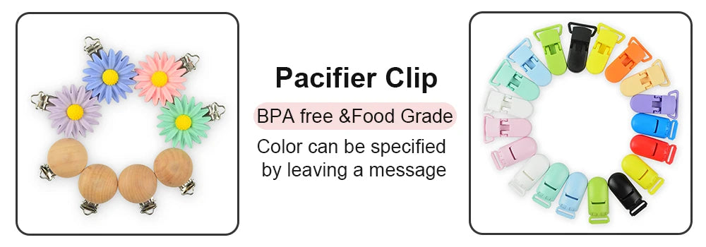 LOFCA 10pcs/lot Silicone Crown Beads BPA Free Silicon Teething Beads Baby Chew Teething Necklace DIY Pacifier Clips Accessory