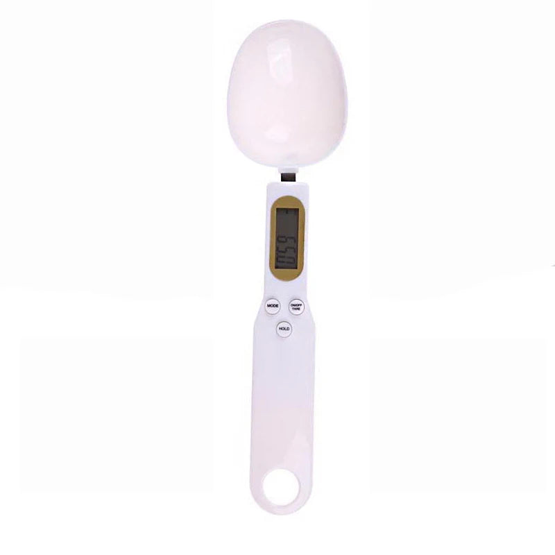 Mini Spoon Scale Digital Kitchen Scale Electronic LCD Food Scale 0.1-500g Weight Measuring Kitchen Tool for Milk Coffee