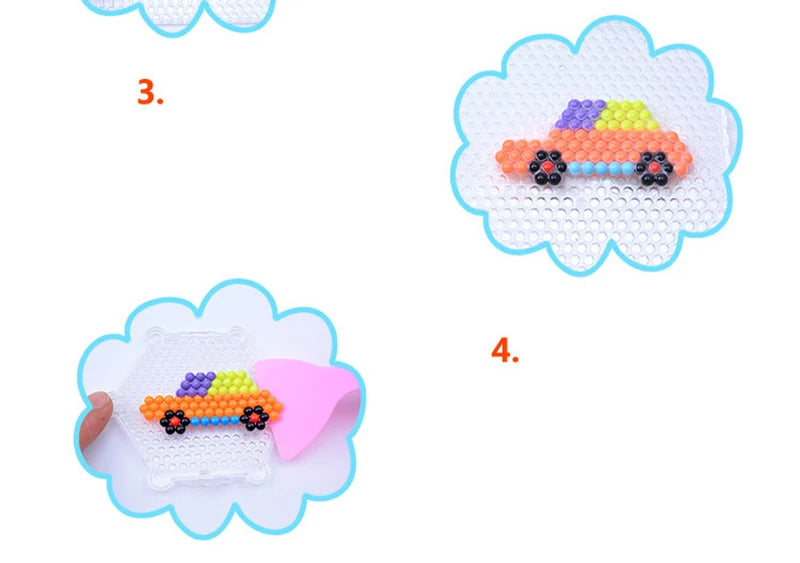 36 colors 5mm Set Refill Beads Puzzle Crystal DIY Water Spray magic Beads Set Ball Games 3D Handmade Magic Toys For Children