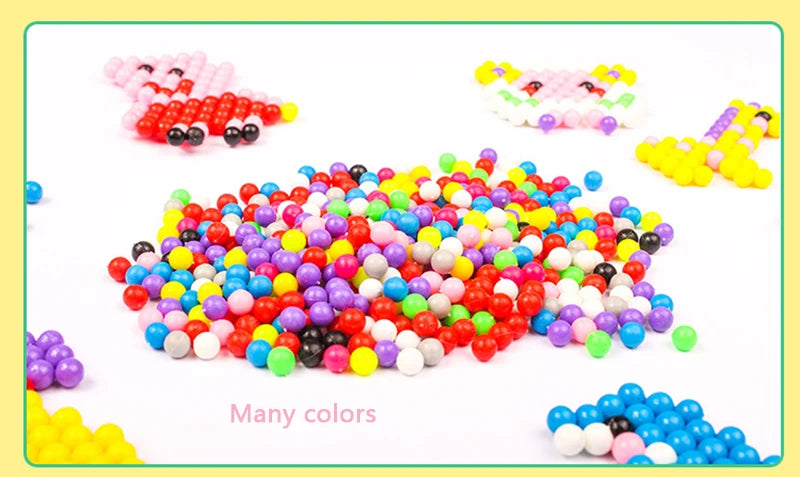 36 colors 5mm Set Refill Beads Puzzle Crystal DIY Water Spray magic Beads Set Ball Games 3D Handmade Magic Toys For Children