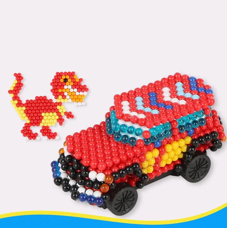 36 colors 5mm Set Refill Beads Puzzle Crystal DIY Water Spray magic Beads Set Ball Games 3D Handmade Magic Toys For Children