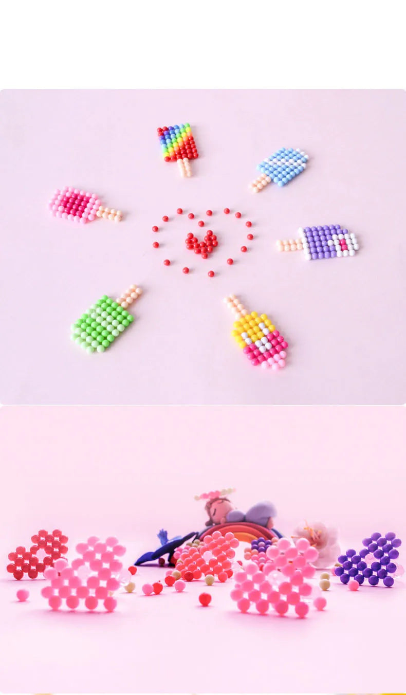 36 colors 5mm Set Refill Beads Puzzle Crystal DIY Water Spray magic Beads Set Ball Games 3D Handmade Magic Toys For Children