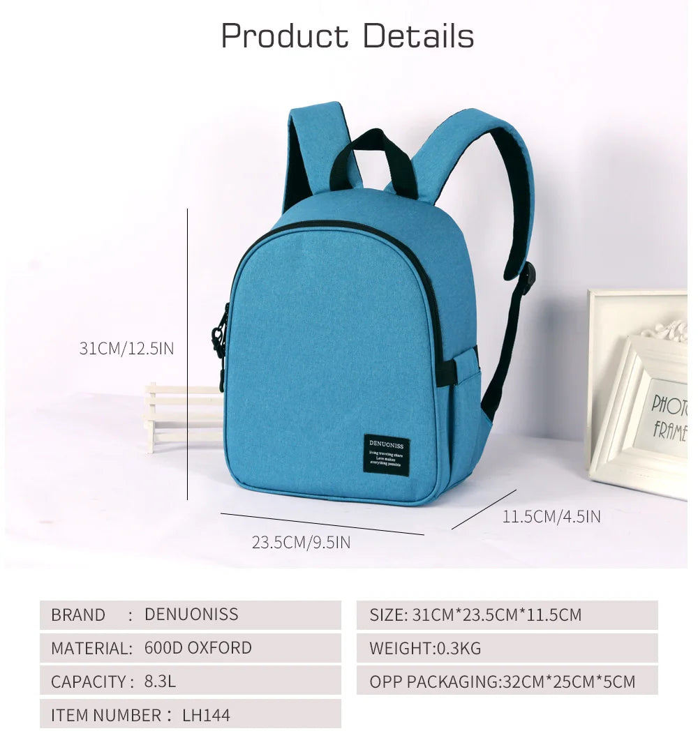 DENUONISS Small Thermal Cooler Backpack Mini Soft Toddler Backpack Cooler  Waterproof backpack cooler thermal insulated Bag