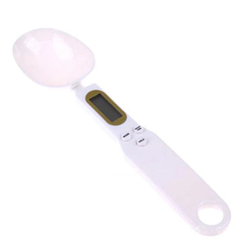 Mini Spoon Scale Digital Kitchen Scale Electronic LCD Food Scale 0.1-500g Weight Measuring Kitchen Tool for Milk Coffee
