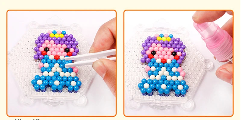 36 colors 5mm Set Refill Beads Puzzle Crystal DIY Water Spray magic Beads Set Ball Games 3D Handmade Magic Toys For Children