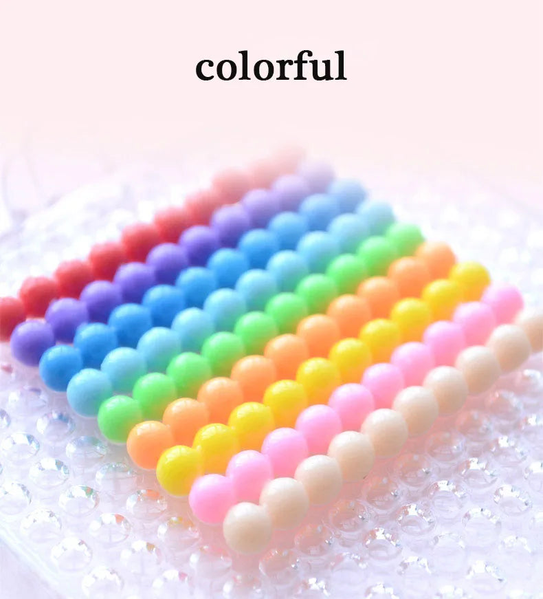 36 colors 5mm Set Refill Beads Puzzle Crystal DIY Water Spray magic Beads Set Ball Games 3D Handmade Magic Toys For Children
