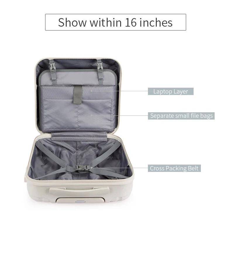 Best Spinner Luggage Suitcase PC Trolley Case Travel Bag Rolling Wheel Carry-On Boarding Men Women Luggage Trip Journey H80002