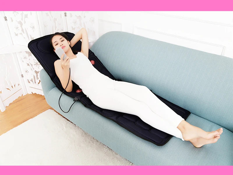 Body Massager Far Infrared Massage Pads Fatigue Vibration Mattress Cushion Health Care Equipment Body Massager