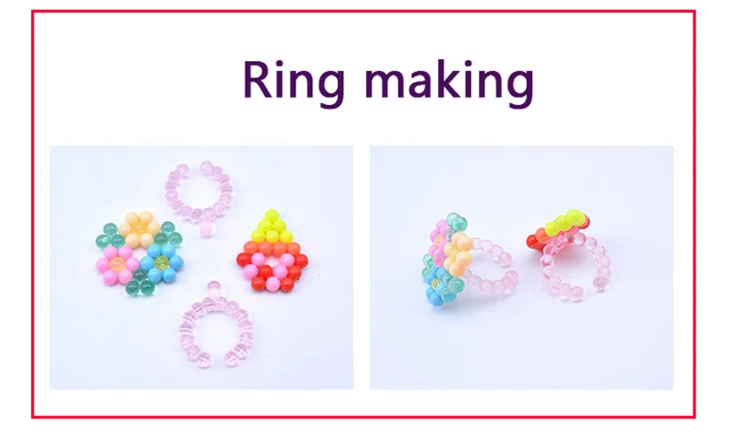 36 colors 5mm Set Refill Beads Puzzle Crystal DIY Water Spray magic Beads Set Ball Games 3D Handmade Magic Toys For Children