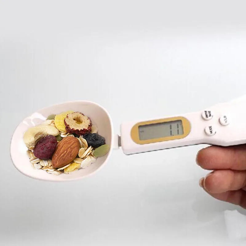 Mini Spoon Scale Digital Kitchen Scale Electronic LCD Food Scale 0.1-500g Weight Measuring Kitchen Tool for Milk Coffee