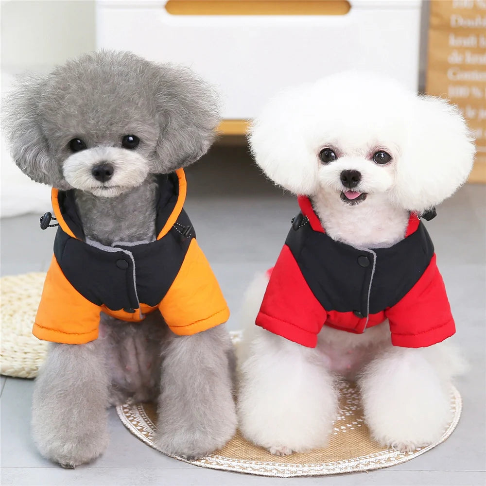 Dog Thicken Coat Overalls Winter Warm Dog Clothes For Small Dogs Puppy Chihuahua Jacket Poodle Costumes Pet Coats Yorkie Apparel