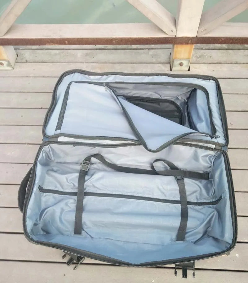 Kmikli 27/32 inch large capacity Rolling Luggage Bag Travel Suitcase On Wheels Men Women Shoulder Trolley Sports Backpack