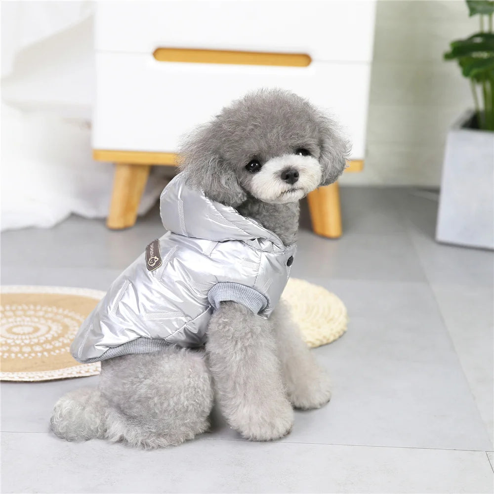 Dog Thicken Coat Overalls Winter Warm Dog Clothes For Small Dogs Puppy Chihuahua Jacket Poodle Costumes Pet Coats Yorkie Apparel