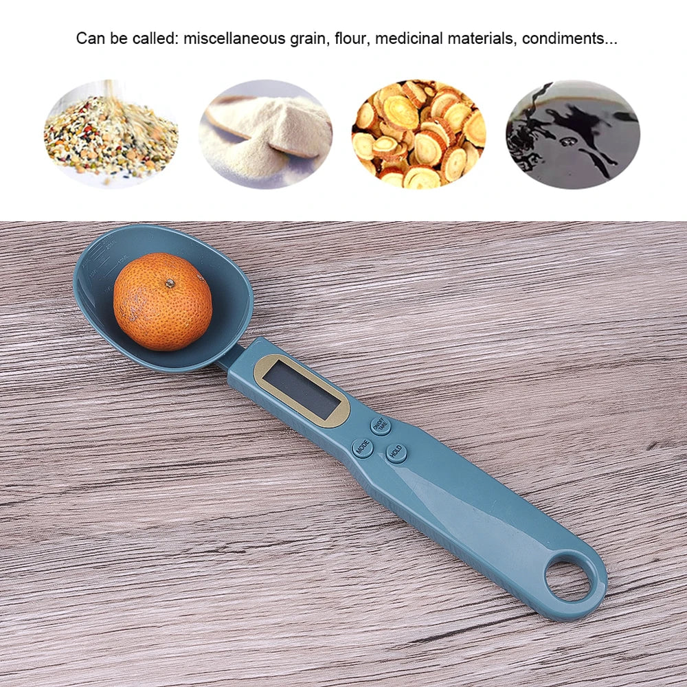 Mini Spoon Scale Digital Kitchen Scale Electronic LCD Food Scale 0.1-500g Weight Measuring Kitchen Tool for Milk Coffee