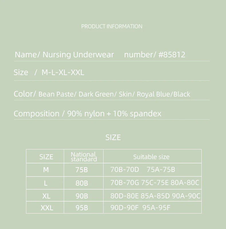 Wireless Front Open Nursing Bra Soft Lace Breathable Seamless Maternity Breastfeeding Bras Maternal Support For Pregnant Women