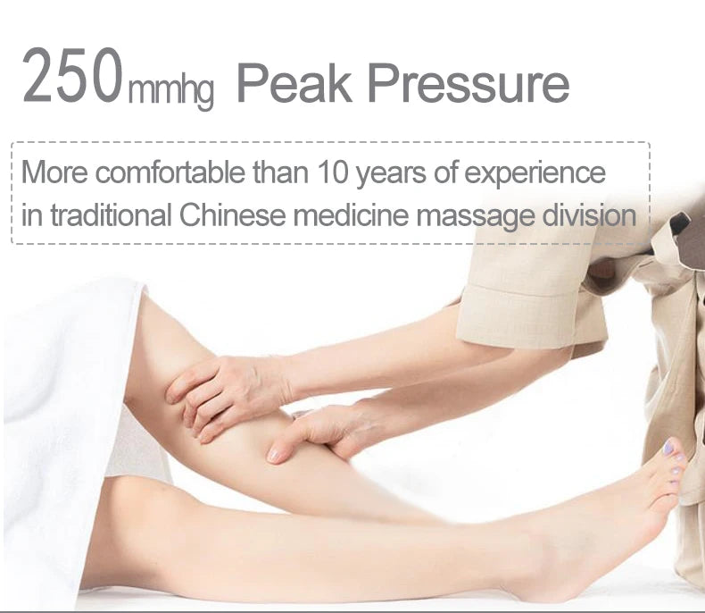 Syeosye 8 Cavity Air Compression Massager Leg Foot Circulation Pressotherapy Air Promote Blood Relaxation Pain Relief