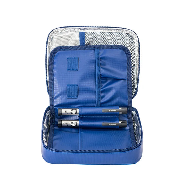 mega Insulin Cooler box Middle-sized bag Portable Insulated Diabetic Insulin Travel Case Nylon Fabric Aluminum Foil ice bag