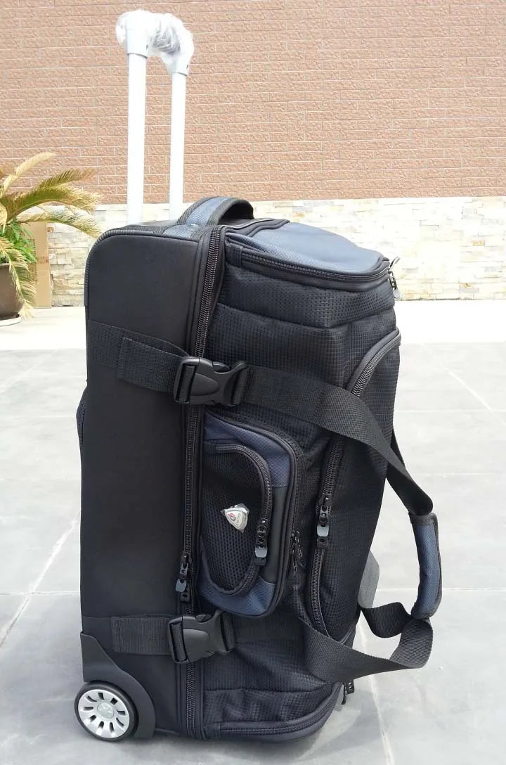 Kmikli 27/32 inch large capacity Rolling Luggage Bag Travel Suitcase On Wheels Men Women Shoulder Trolley Sports Backpack