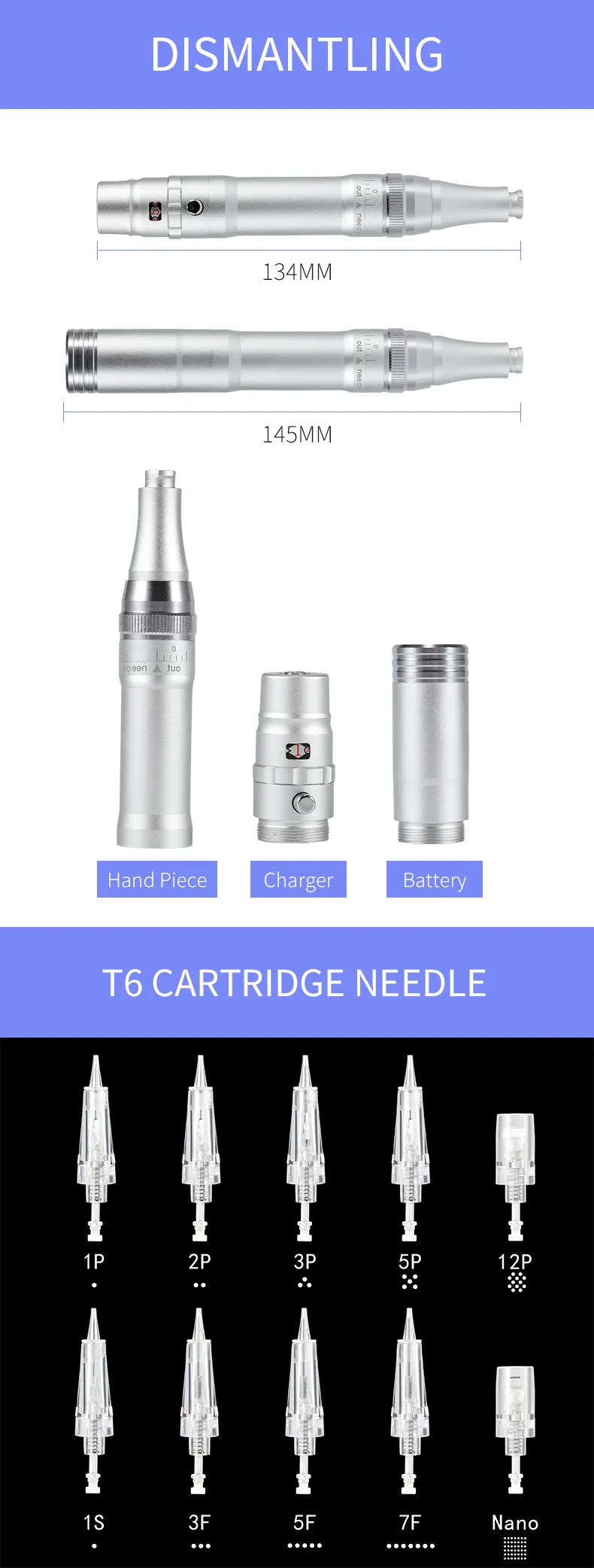 Wireless PMU Machine Permanent Makeup for Eyebrows Miroblading Eyeliner Lip Microshading Professional Rotary Tattoo Pen Gun Kit