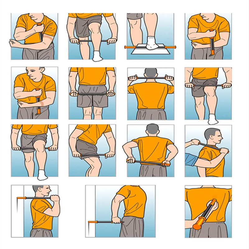 1Pcs Yoga Massage Stick Roller Fitness Body Massage Roller Body Massager For Relieving Muscle Soreness Massage Fitness Sticks