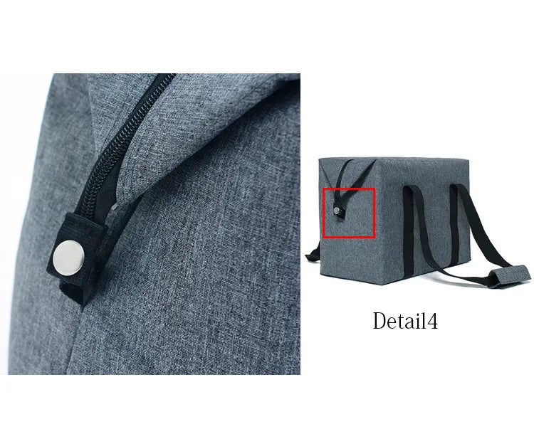 Folding Cooler Bag Large Capacity Ice Pack Outdoor Portable Aluminum Foil Fresh-Keeping Picnic Bag Multifunctional Shopping bag