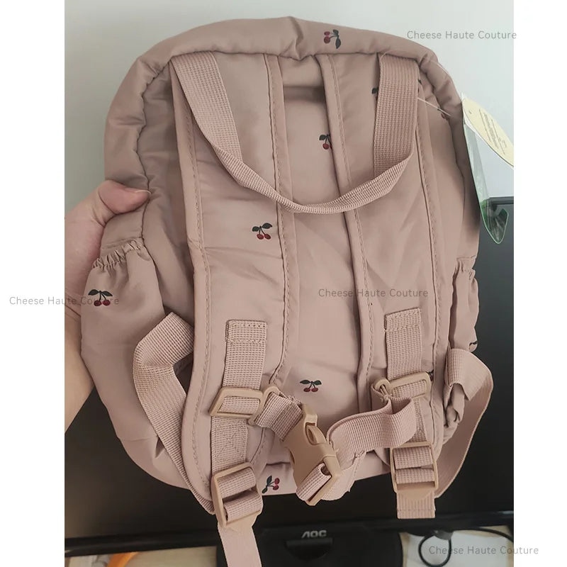KS Baby Backpack Kids Schoolbag Kindergarten Bags Brand Cherry Lemon Children's Boys Girls Mom Traveling Storage Bag Wholesale