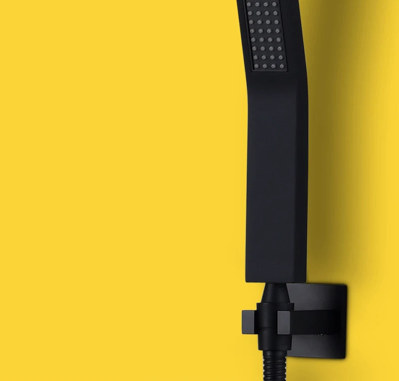 Bathroom Ceiling Concealed 700x380mm Shower Head Panel Set Constant Temperature Valve Mixer Handheld Shower