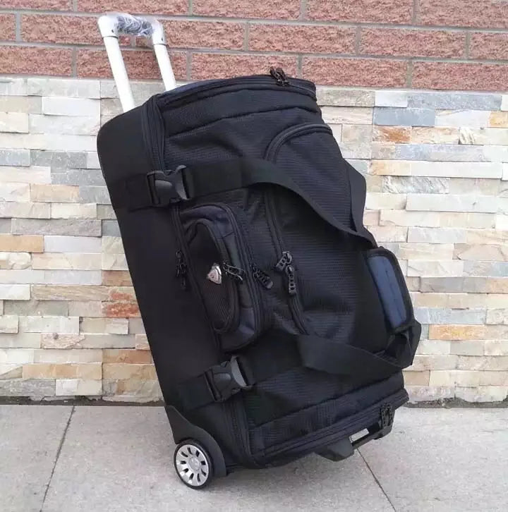 Kmikli 27/32 inch large capacity Rolling Luggage Bag Travel Suitcase On Wheels Men Women Shoulder Trolley Sports Backpack