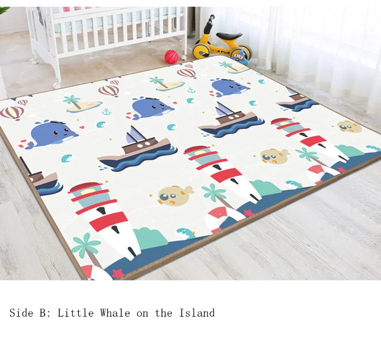 Baby Play Mat Waterproof XPE Soft Floor Playmat Foldable Crawling Carpet Kid Game Activity Rug Folding Blanket Educational Toys