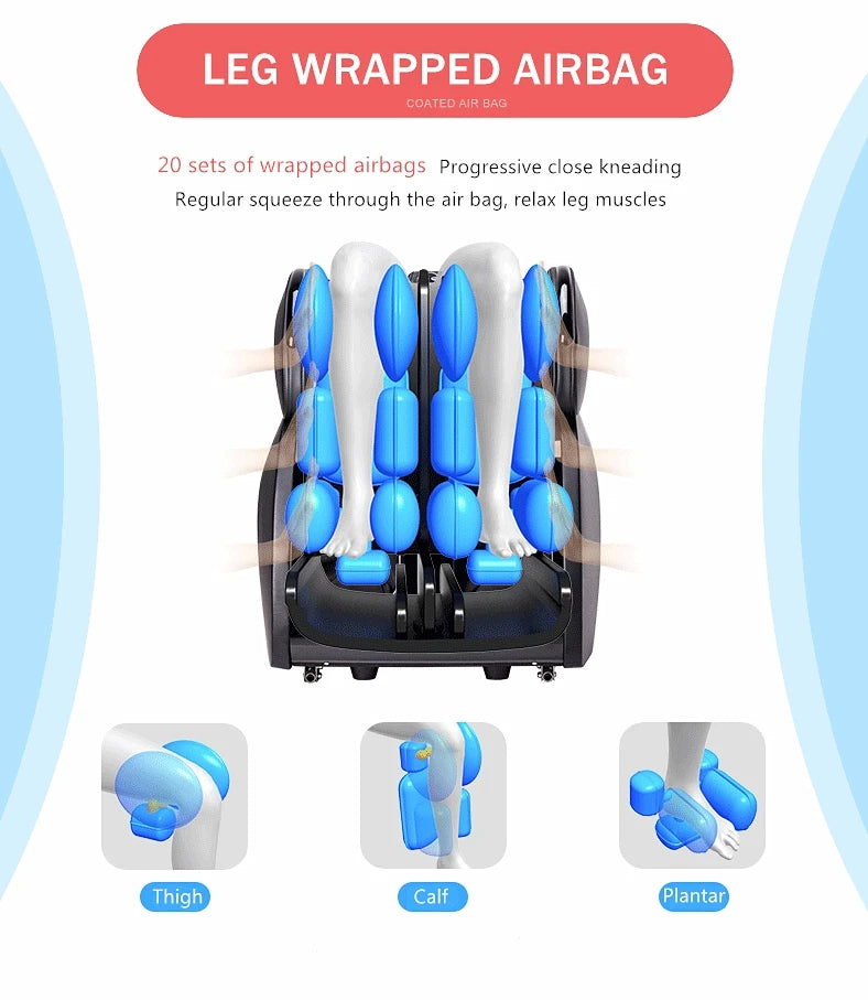 JinKaiRui Electric Vibrating Foot Massager Heating Knee Leg Calf Thigh Massage Device Air Pressure Massage Fatigue Relieve Care