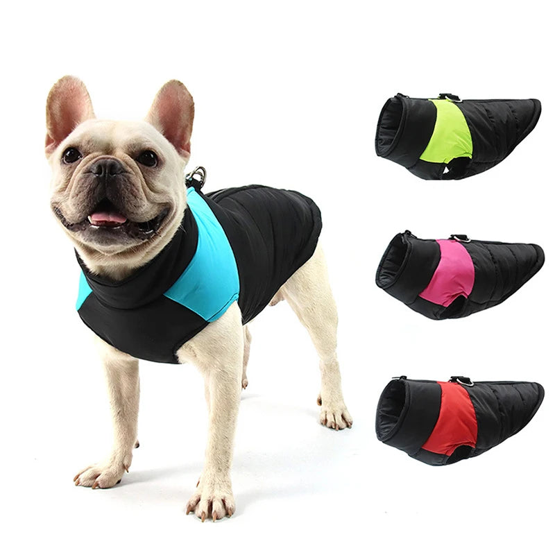 Winter Warm Waterproof Dog Jacket for Small Medium Large Dogs Clothes Chihuahua Vest Labrador French Bulldog Costume Pet Apparel